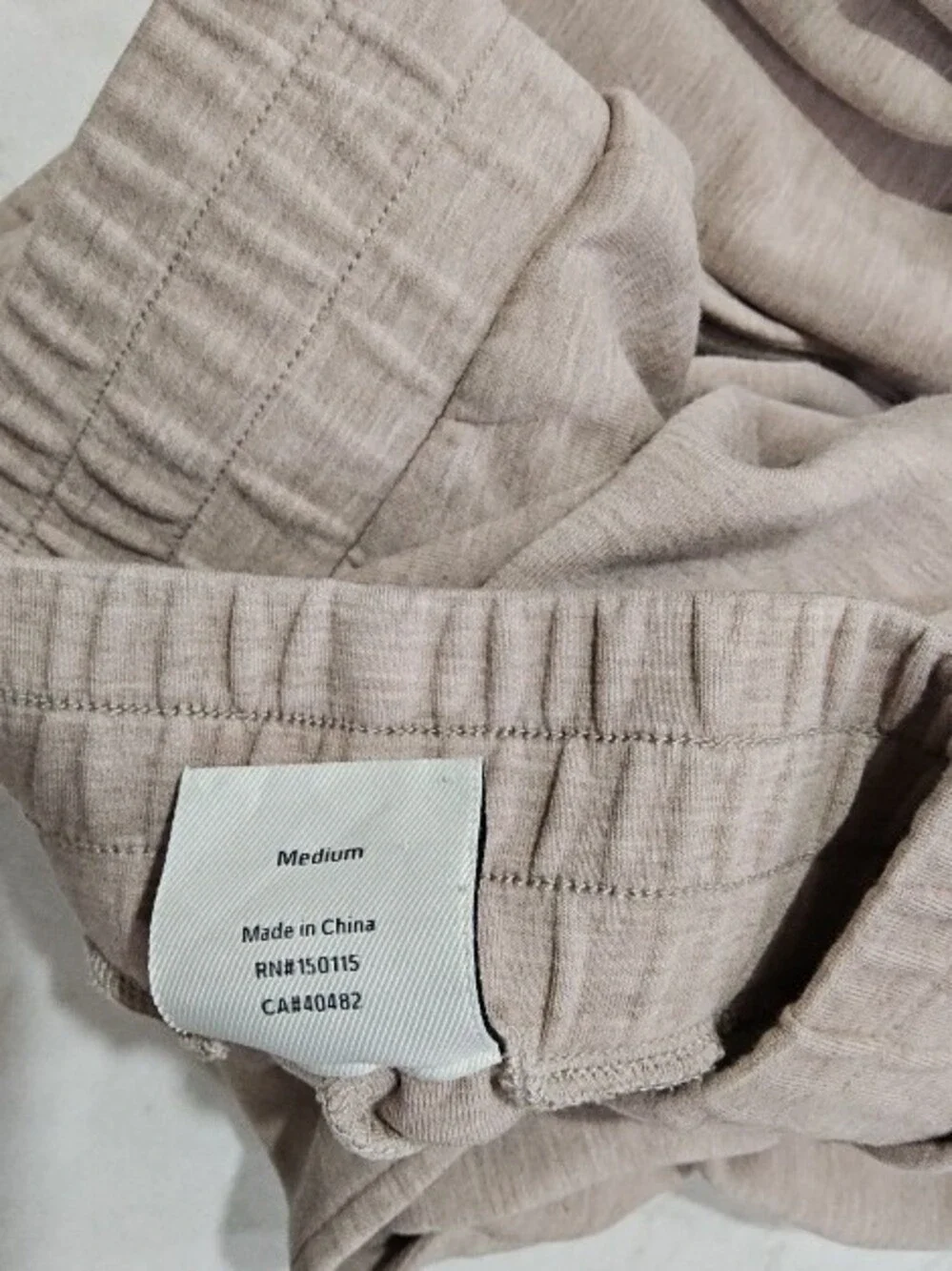 Varley Wide-Leg Lounge Pants and Top Set - Light Mauve - Picture 4 of 4